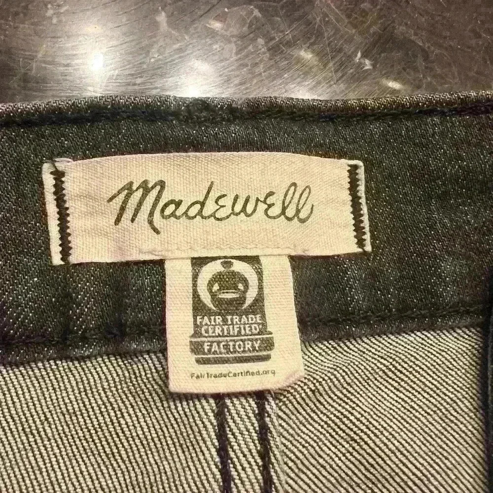 Madewell Vintage Crop Jean Style AA914 27 Tall distressed black - Picture 4 of 7